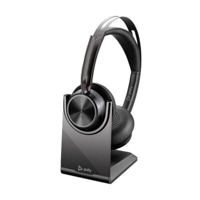 Cuffie HP Poly Voyager Focus 2 USB-C-C +USB-C/A Adapter + Charging Stand