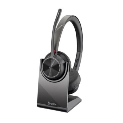 Cuffie HP Poly Voyager 4320-MS Headset +BT700 dongle +Charging Stand