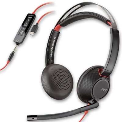 Cuffie Hp Poly Blackwire 5220 USB-C/A + AUX 3,5 mm