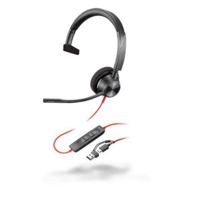 Cuffie HP Poly Blackwire 3310 USB-C/A
