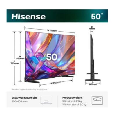 50 E79S QLED 4K ULTRA HD SMART VIDAA