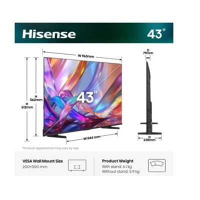 43 E79S QLED 4K ULTRA HD SMART VIDAA