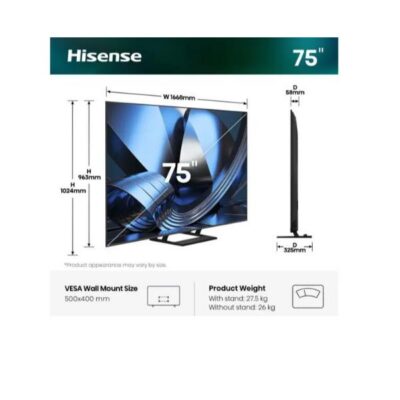 75 U79SE MINI LED 4K ULTRA HD SMART VIDAA REFRESH RATE 144HZ