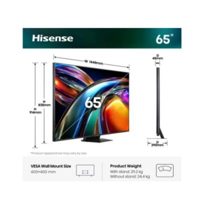 65 UR9S RGB MINI LED 4K ULTRA HD SMART VIDAA REFRESH RATE 170HZ