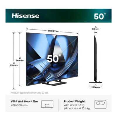 50 U79SE MINI LED 4K ULTRA HD SMART VIDAA REFRESH RATE 144HZ