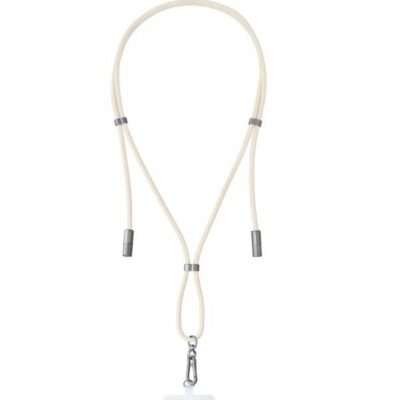 Cordino di ricarica USB-C e portacellulare 2 in 1 Beige