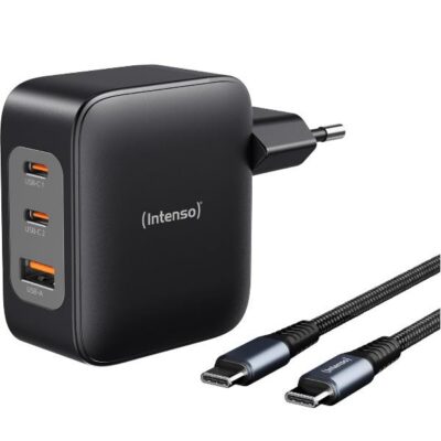Caricabatterie 100W,A3C GaN + cavo USB-C