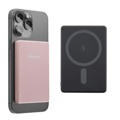 POWER BANK MAG SAFE Intenso MW 5000 mAh Ricarica Wireless Pink