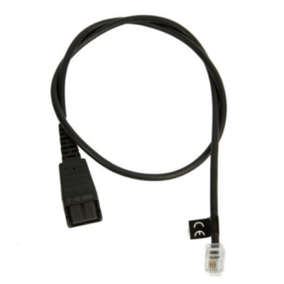 Cavo QD dritto P6 – 0 5 m – 4P RJ11