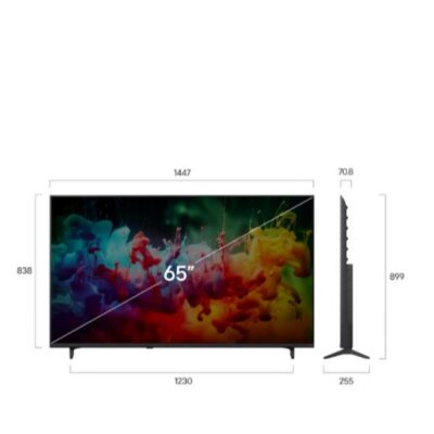 65 QNED MINILED AI 70B 4K ULTRA HD WEBOS26 – PIEDINI LATERALI