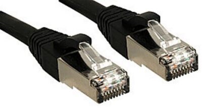 Cavo di Rete Cat.6A S/FTP LSZH Nero, 3m