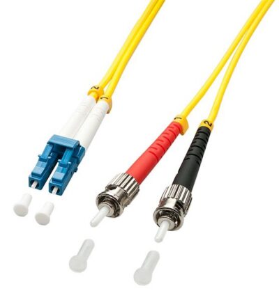 CAVO FIBRA OTTICA OS2 LC/ST 9/125 GIALLO, 2M