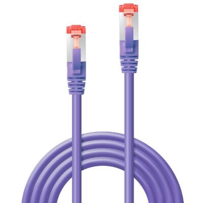 Cavo di Rete Cat.6 S/FTP Viola, 0.3m