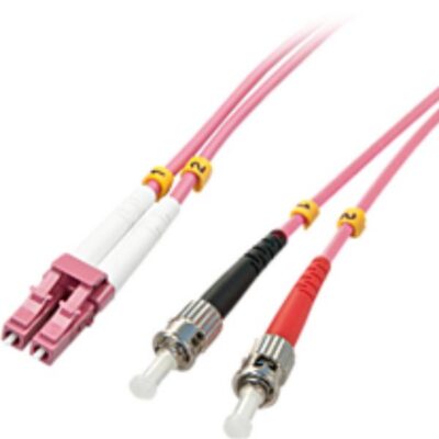 Cavo Fibra Ottica OM4 LC/ST – 50/125, 15m