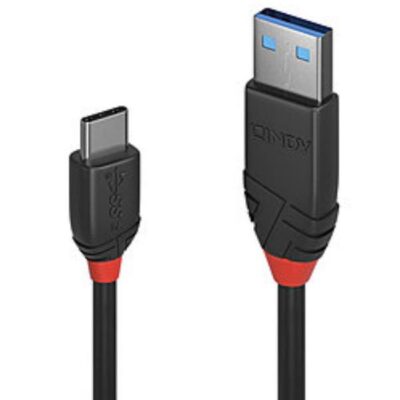 Cavo USB 3.2 Tipo A a C, 10Gbit/s, Black Line, 0.15m