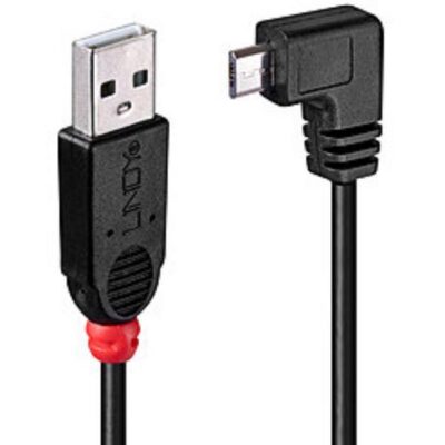Cavo USB 2.0 Tipo A/Micro-B ad angolo 0.5m