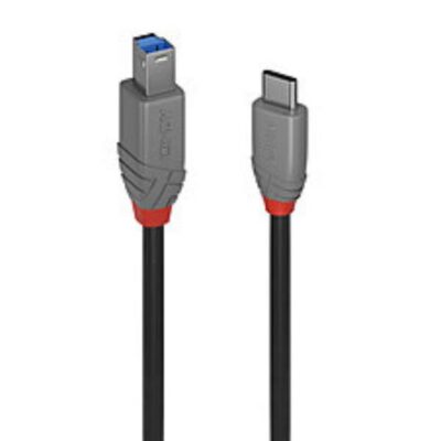 Cavo USB 3.2 Tipo C a B, 5Gbit/s, Anthra Line, 2m