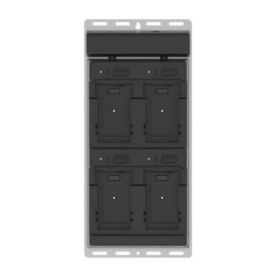 Caricabatteria a 4 postazioni per batterie ME74, compatibile con ME74-BAT74-02 e ME74-BAT74-03