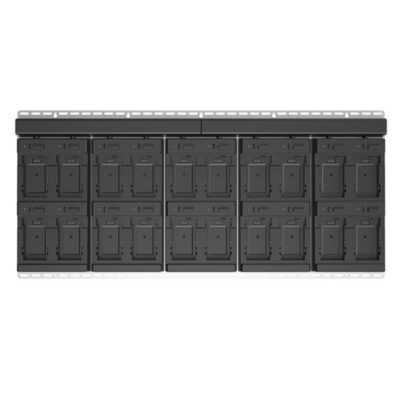 Caricabatteria a 20 postazioni per batterie ME74, compatibile con ME74-BATME74-02 e ME74-BATME74-03