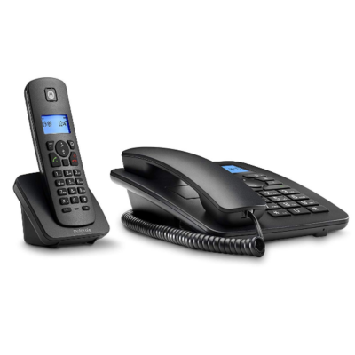 CORDLESS + FISSO – C4201 COMBO NERO