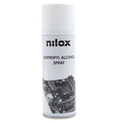 NILOX TECH – Bomboletta spray Alcool Isopropilico, rimuove olio, grasso e molto altro, evapora velocemente senza lasciare aloni e traccia