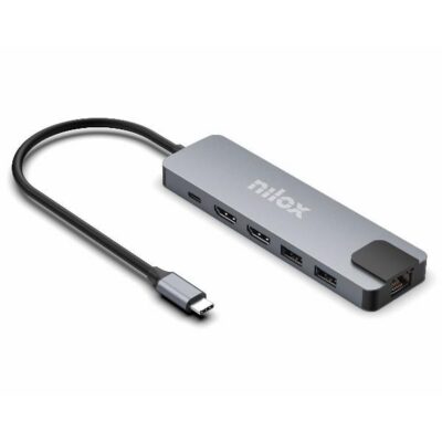NILOX TECH – 8in1 USB-C Docking station con doppio 4K
