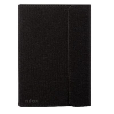 NILOX TECH – Custodia universale a libro per Tablet da 9.7″ a 10.5″ dimensione display, sistema di chiusura con lembo magnetico, 3 angoli di inclinazione
