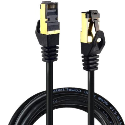 NILOX TECH – Cavo di rete Ethernet RJ45 CAT 7, lunghezza cavo 3 mt, maschio a maschio. frequenze fino a 600 MHz