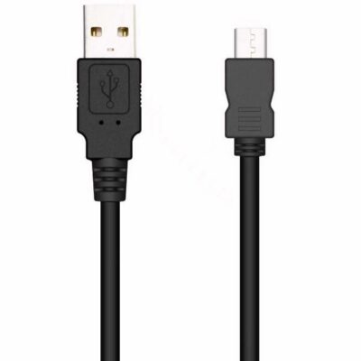 NILOX TECH – Cavo di collegamento con connettori USB-A 2.0 a connettore USB-2.0 MICRO, maschio a maschio, lunghezza cavo 0,8m , velocità di trasferimento: fino a 480 Mbps