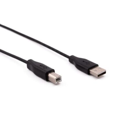 NILOX TECH – Cavo con connettore USB-A 2.0 a connettore USB-B, maschio a maschio, lunghezza cavo 1.8 mt, schermato, velocità max trasferimento 480 Mbit/s
