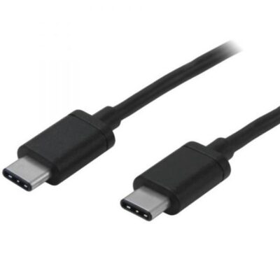 NILOX TECH – Cavo con connettore USB-C 3.1 a connettore USB-C 3.2, maschio a maschio, lunghezza cavo 1 mt, Connettore placcato Nickel, potenza massima 15 Watt