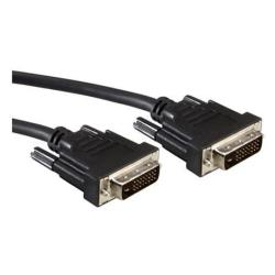 NILOX TECH – Cavo di collegamento, connettore DVI 24+1 a connettore DVI 24+1 , maschio a maschio, lunghezza cavo 2 mt, senza placcatura
