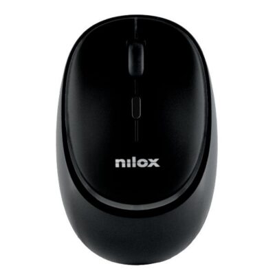 NILOX TECH – Mouse Wireless DUAL (BT 5.2 e Dongle 2.4GHZ) – Ricaricabile