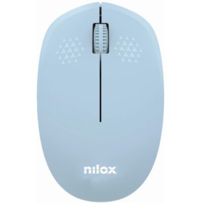 NILOX TECH – Mouse ottico, connessione wireless 2.4 Ghz, 1000DPI, 3 tasti, funziona con pile AA(non incluse)