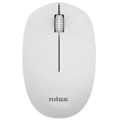 NILOX TECH – Mouse ottico, connessione wireless 2.4 Ghz, 1000DPI, 3 tasti, funziona con pile AA(non incluse)