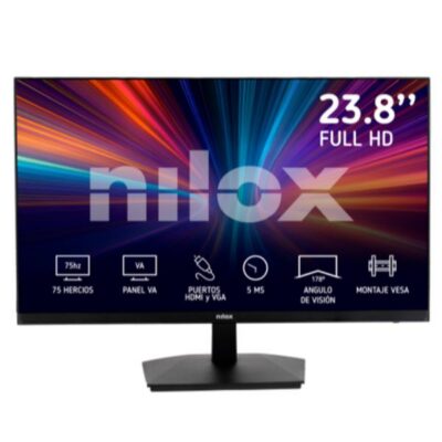 NILOX TECH – Monitor 23.8″ 75Hz/Full HD/VA/HDMI/VGA/5ms