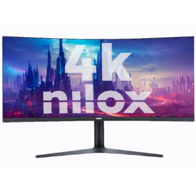 NILOX TECH – Monitor Gaming Curvo 34” 144Hz/UltraWide QHD/2HDMI/2DP/1ms