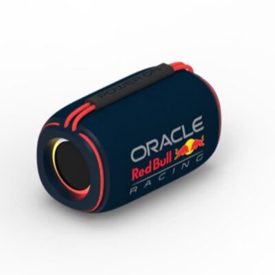 REDBULL – Speaker wireless, potenza audio 24 Watt, porta per memorie, porta USB. porta AUX, potenza RMS 12 Watt, maniglia integrata, luci LED multicolore