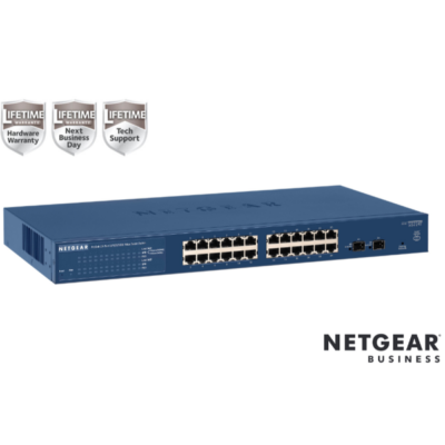 NETGEAR GS724T-600EUS – Smart Managed 24 porte 2SFP 1G