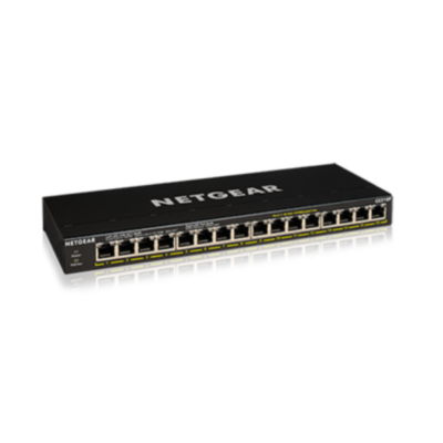 Netgear Switch Unmanaged Gigabit Ethernet (10/100/1000) Nero POE