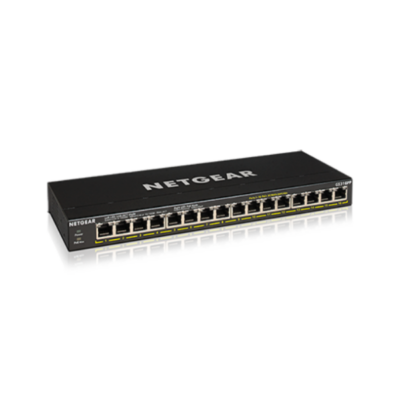 Netgear Switch Unmanaged Gigabit Ethernet (10/100/1000) Nero POE