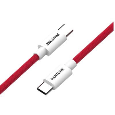 PANTONE – Cavo USB-C to USB-C potenza massima 60 Watt, connettore reversibile, lunghezza cavo 1.5 mt
