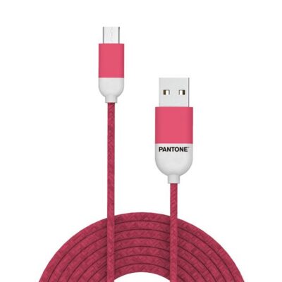 PANTONE – Cavo USB-A to Micro Usb potenza massima 10 Watt, lunghezza cavo 1.5 mt