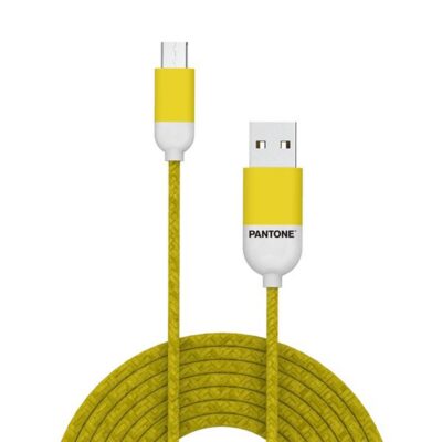 PANTONE – Cavo USB-A to Micro Usb potenza massima 10 Watt, lunghezza cavo 1.5 mt