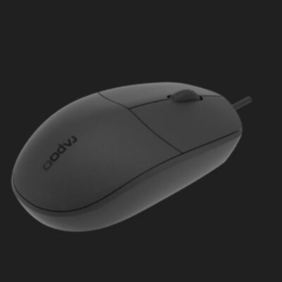 N100 – mouse ambidestro cablato – nero