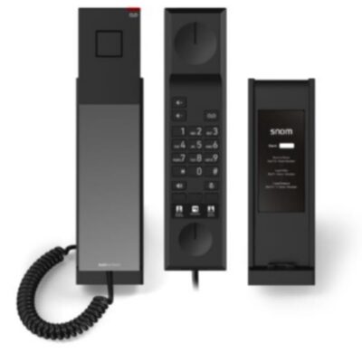 Snom HD300A, 1-Line Analog phone, Line-powered, no battery required, High-quality handset speakerphone