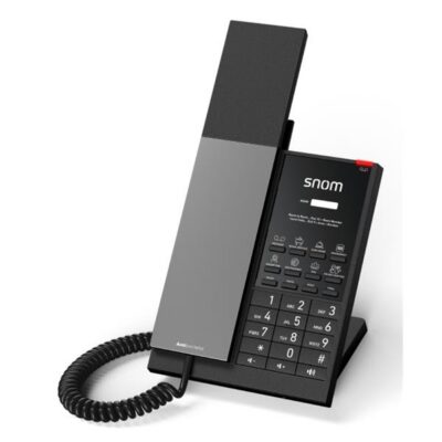 Snom HD350A, 1-Line Next Gen Analog phone, Line-powered, requires no battery to operate (Le maschere non sono incluse)