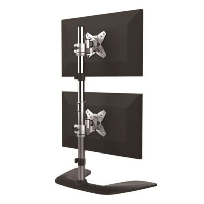 Stand Verticale per doppio Monitor fino a 27″ VESA