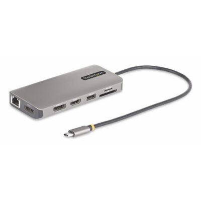 Adattatore multiporta USB-C a tre monitor, HDMI/ DisplayPort, hub 4x USB