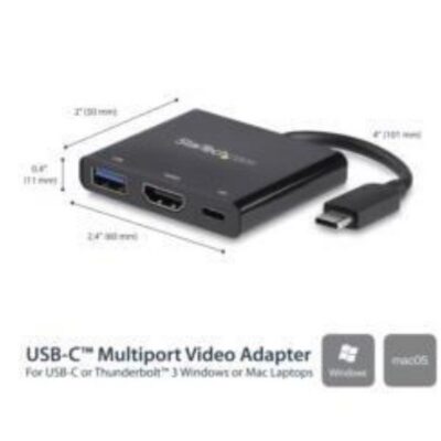 Adattatore USB-C a HDMI 4k +PD